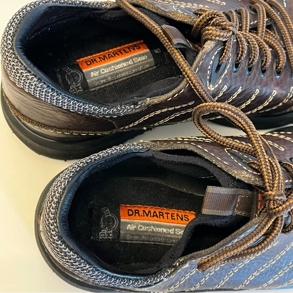 Dr Martens Men's Vintage Brown Chunky Oxford Lace Up Low Top Made In England 5 - Picture 13 of 15